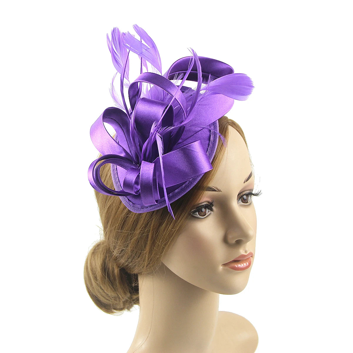 Feather Pillbox Fascinator Hat | Tea Party & Derby | 15 Colors