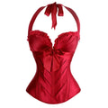 Halter Satin Overbust Corset | Burlesque & Cabaret