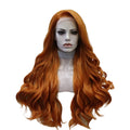 28" Ginger Body Wave Lace Front Wig – Fiery Long Length