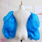 Puffy Organza Detachable Sleeves | Pageant & Bridal Accessory