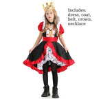 Queen of Hearts Costume | Ball Gown | Poker Queen Dress