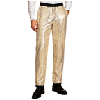 Men's Sequin Disco Pants | Elastic Waist | Side Pockets