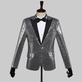 LED Sequin Performance Suit Jacket - Light Up Slim Fit Blazer for Performers