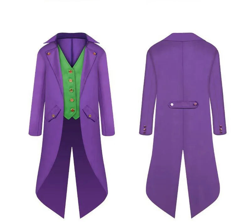 Victorian Tailcoat Jacket | Steampunk Gothic | Joker Cosplay