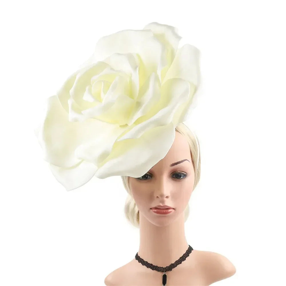 Oversized Rose Fascinator Headband | 40cm | Showgirl | 19 Colors