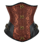 Steampunk Underbust Corset | Jacquard Lace-Up | 6 Colors | S-2XL