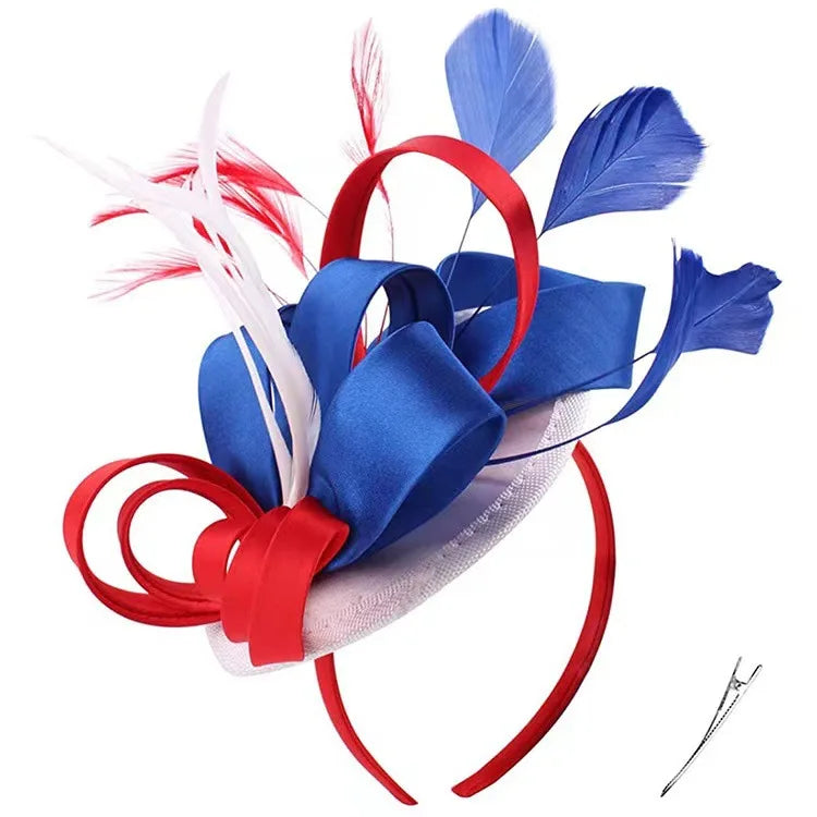 Feather Pillbox Fascinator Hat | Tea Party & Derby | 15 Colors