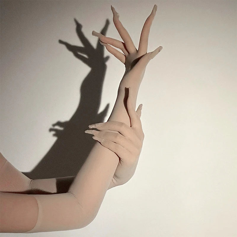 Elbow-Length Stage Gloves | Stretch Fit