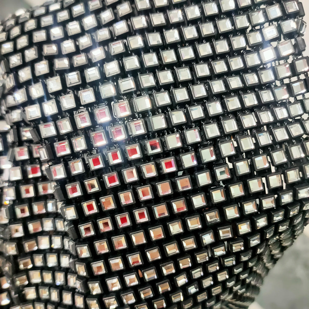 Rhinestone Mesh Bandage Tube Top