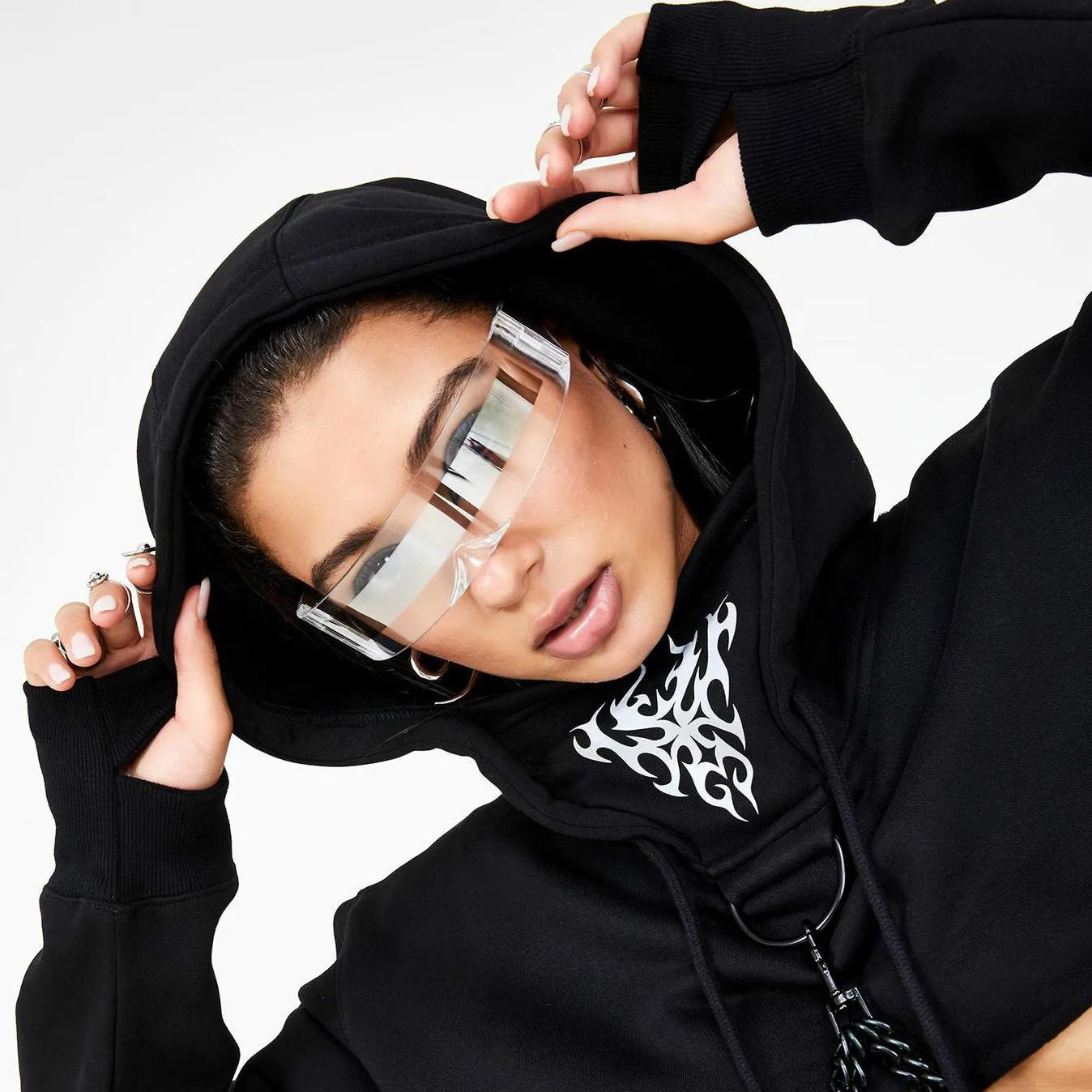 Visor Sunglasses | Futuristic Mirror Lens | Unisex