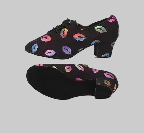 Women's Latin Dance Shoes - Professional Ballroom Sneakers