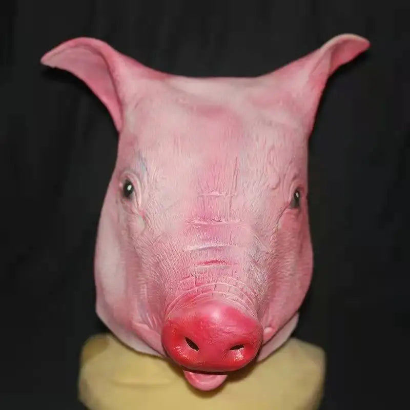 Pig Head Mask | Animal Character