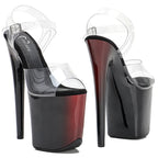 8-Inch Platform Sandals - Slip-On Dance Heels