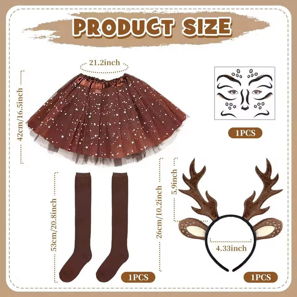 Reindeer Costume Set | Starry Tutu