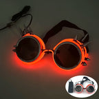 EL Wire Glow Glasses | LED Neon Goggles | 22 Colors