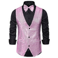 Men's Sequin Waistcoat | V-Neck