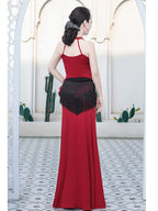 Belly Dance Modal Dress | Sleeveless Backless Maxi