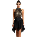 Starlight Metallic Rhinestone Lyrical Dance Dress