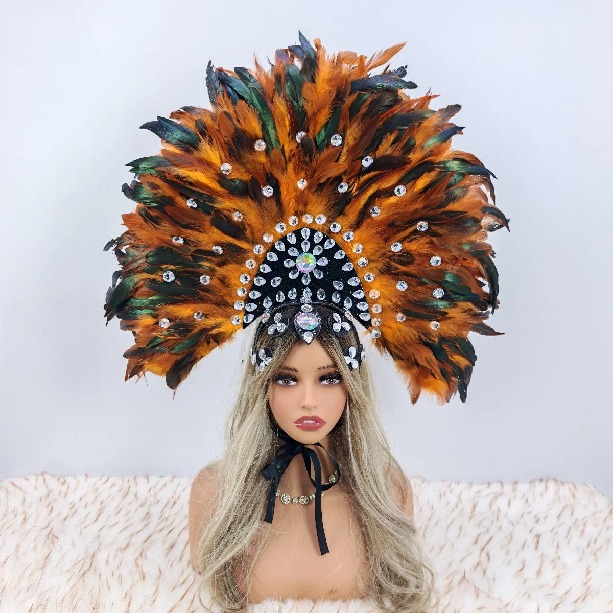Feather Carnival Headdress | Festival & Costume