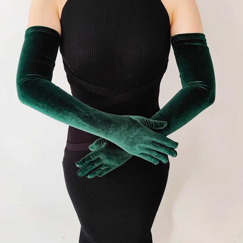 Velvet Opera Gloves | Three Lengths