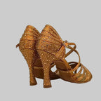 Dazzling Rhinestone Latin Dance Shoes