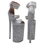 Glitter Platform Sandal Heel – 10 Inch Stage & Pole Dance