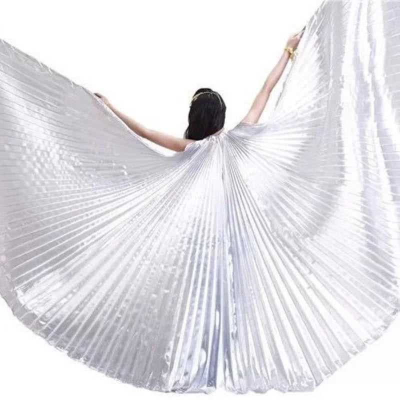 Belly Dance Wings | Pleated | Adjustable Sticks