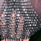 Rhinestone Fishnet Halter Crop Top
