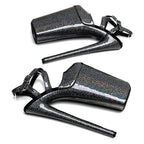 10-Inch Glitter Platform Heels - Ultra High Exotic Dance Sandals
