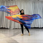 Worship Praise Flag Set | Angel Wing Semicircle | with Poles & Carry Bag