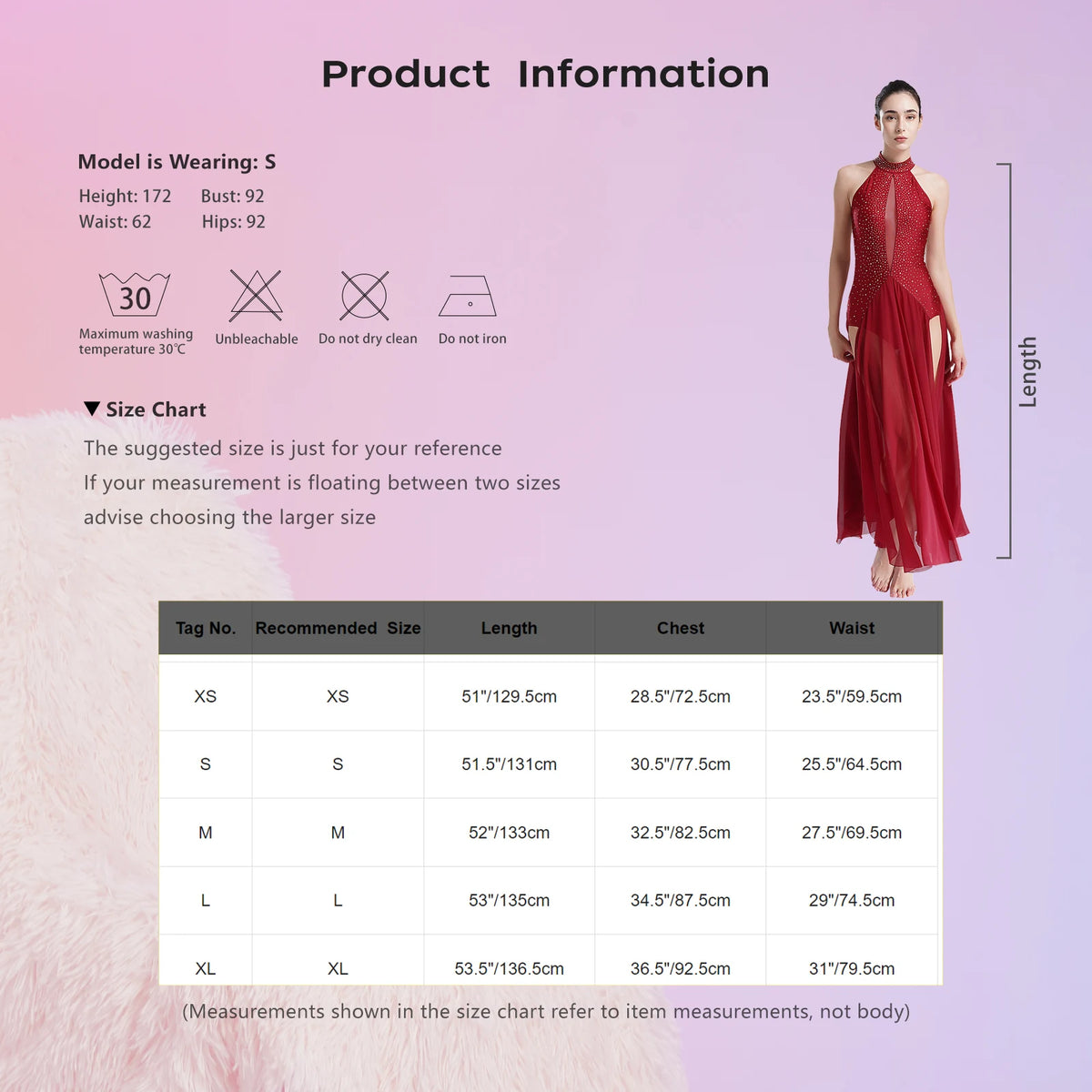 Lyrical Dance Dress | Rhinestone Split Chiffon
