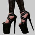 10-Inch Patent Platform Heels - Exotic Pole Dance Sandals