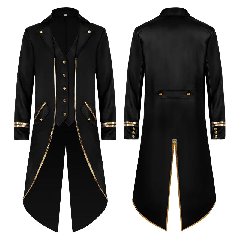 Victorian Tailcoat | Steampunk Gothic Jacket | 6 Colors