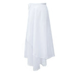 Women's Chiffon Wrap Ballet Skirt | Asymmetric Hem | 6 Colors | 82 cm