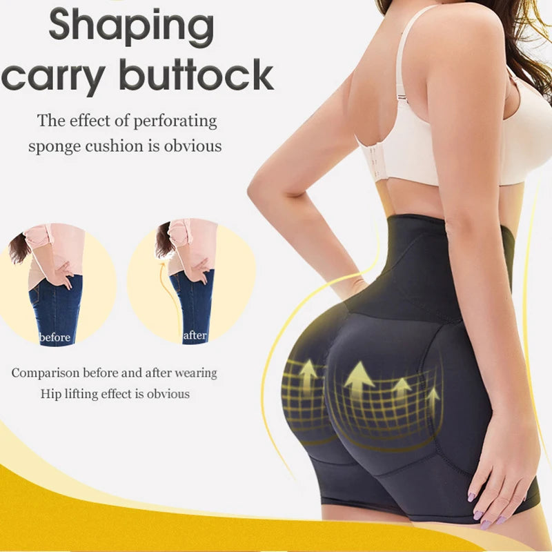 Butt & Hip Enhancer | High-Waist Padded Shorts