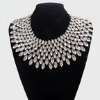 7-Layer Crystal Cascade Necklace - Statement Performance Jewelry