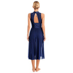 Rhinestone Lyrical Dress | Keyhole Back | Figure Skating