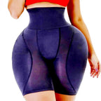 High-Waist Padded Hip Enhancer | Mesh Butt Lifter Shorts