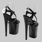 Matte 8-Inch Platform Pole Dance Heels