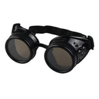 Steampunk Cyber Goggles | Vintage Welding Goggle | 4 Lens Colors