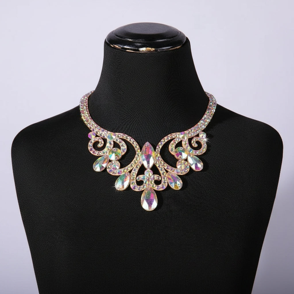 Rhinestone Statement Necklace | Belly Dance & Oriental Dance