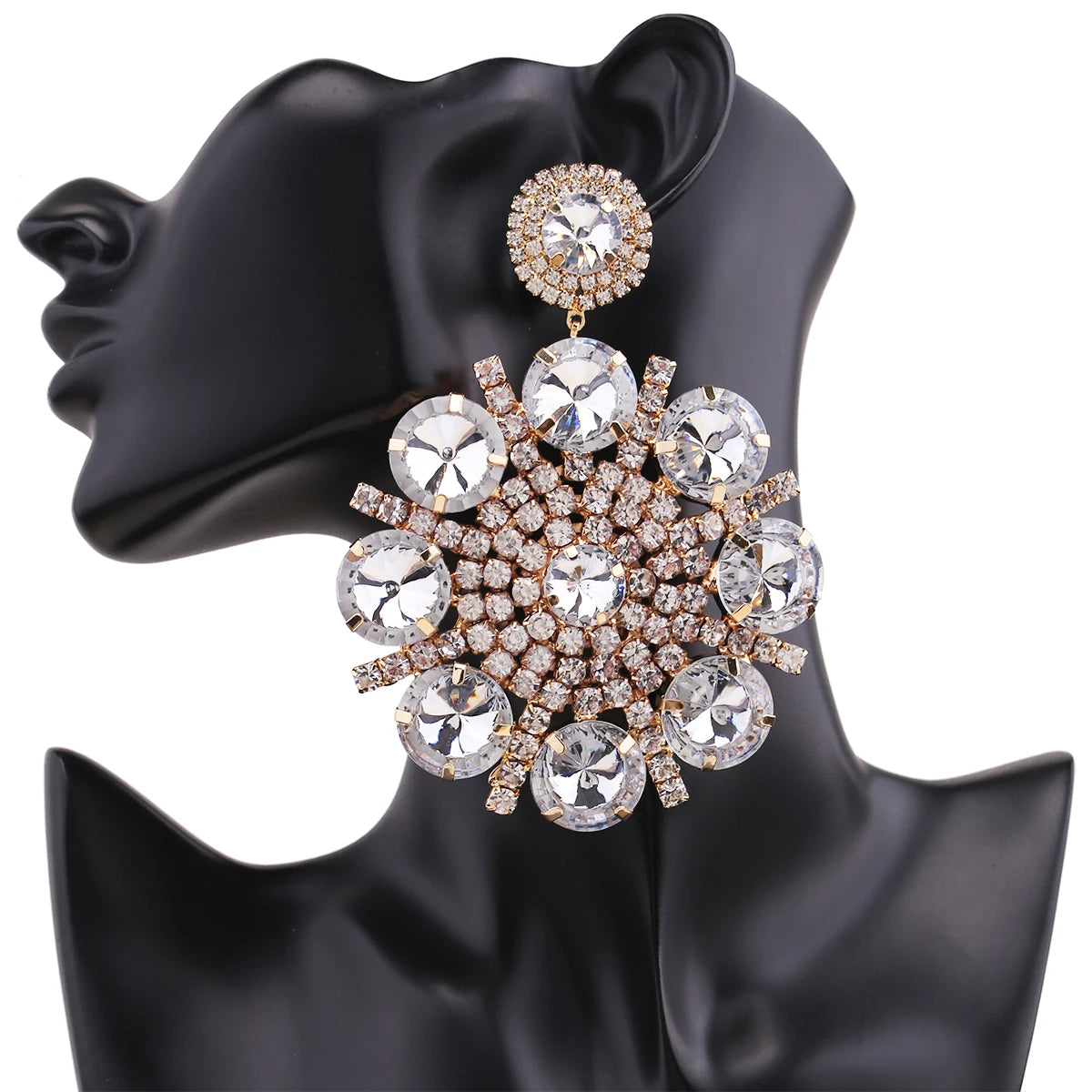 Pearl & Rhinestone Drop Earrings | 7 Colors