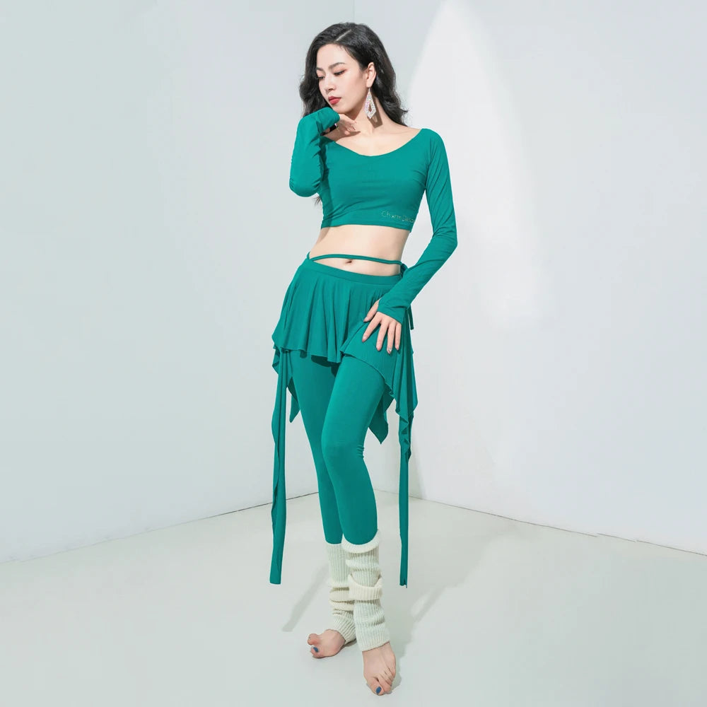 Belly Dance Practice Set | Long Sleeve Top & Pants
