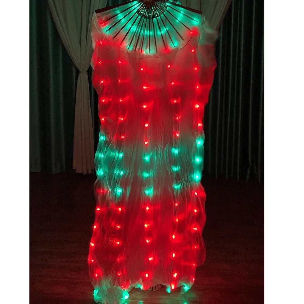 LED Fan Veils | Multicolor Silk