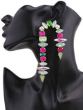 Rhinestone Drop Earrings | Tassel Sparkle