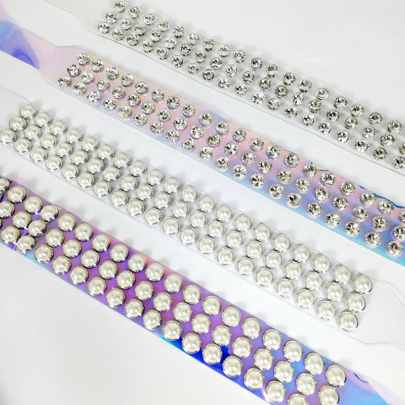Rhinestone Crystal Wide Belt | Corset Waistband