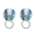 Laser Holographic Nipple Covers | Rhinestone Pendant Pasties