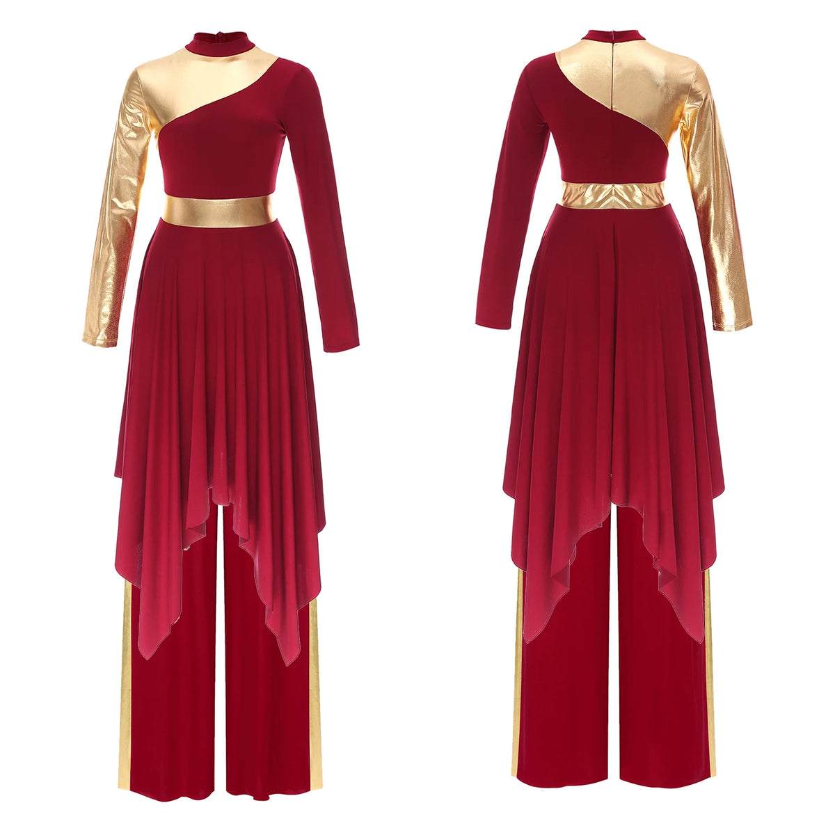 Praise Dance Set | Metallic Contrast