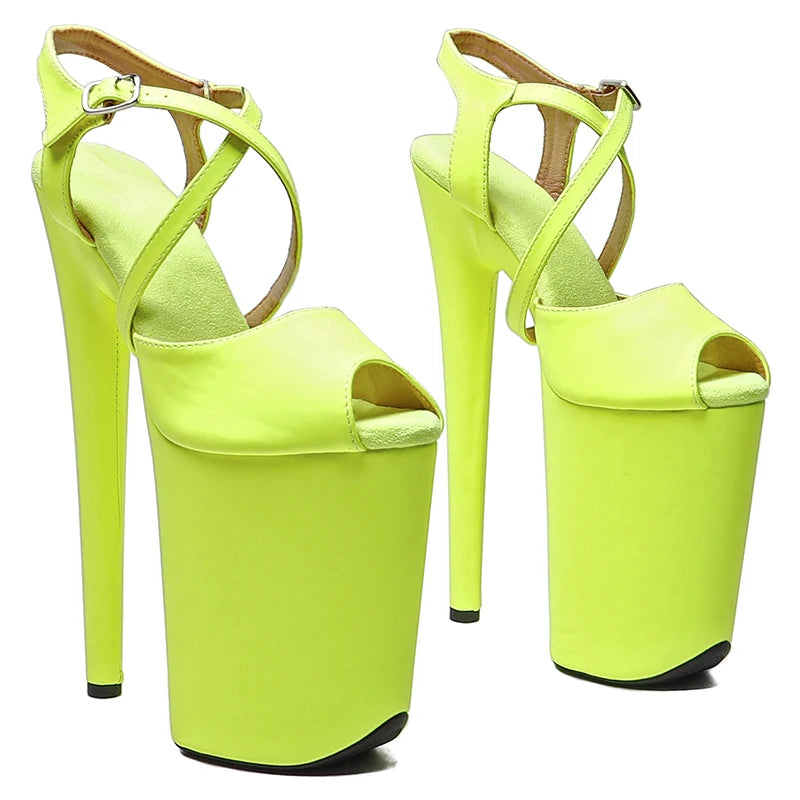 9-Inch Platform Heels - Professional Stage Performance Sandals