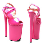 9-Inch Platform Sandals - Open-Toe Performance Heels